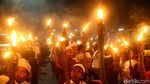 Semarak Pawai Obor Tahun Baru Hijriah di Manggarai