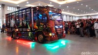 Truk Avengers ini memenangkan gelaran Jogjakarta Truck Festival (JTF) 2018 yang dihelat di Jogja Expo Center (JEC), Sabtu-Minggu (8-9 September 2018). Foto: Ristu Hanafi