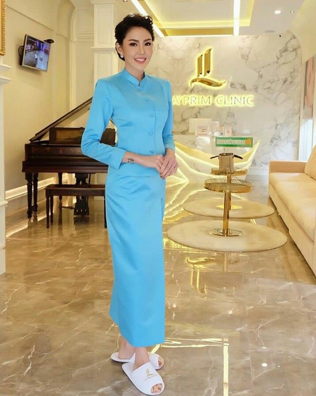 Selain menjadi model, Kae adalah seorang pengusaha. Ia memiliki klinik kecantikan bernama La Prim Clinic yang berada di daerah Wang Thong Lang, Bangkok. Foto: Instagram (@kae_laprim)