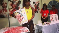 Foto ini jadi bukti kalau Naomi memang benar-benar suka menyantap ramen instan cup.  Foto: Instagram @naomiosakatennis