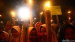 Semarak Pawai Obor Tahun Baru Hijriah di Manggarai