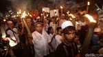 Pawai Obor Sambut Tahun Baru Hijriah di Warakas