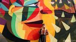 Lebih Dekat dengan Ledania, Seniman Cantik yang Muralnya Diresmikan Anies