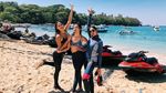 Foto: Maria Selena & Kevin Sanjaya Sama-sama Hobi Main Jet Ski