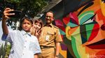 Libur Sekolah, Anies Ajak Anak Resmikan Mural