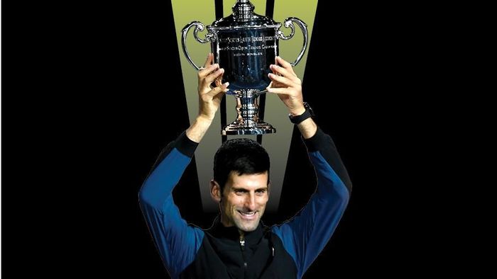 Novak Djokovic juara Amerika Serikat Terbuka 2018 (Foto: desain grafis) Novak Djokovic juara Amerika Serikat Terbuka 2018 (Foto: desain grafis)
