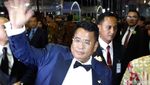 Potret Pertemuan Maruf-Mahfud di Resepsi Nikah Putra Bamsoet