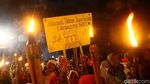 Semarak Pawai Obor Tahun Baru Hijriah di Manggarai