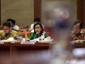 Sri Mulyani Rapat dengan DPR, Bahas Anggaran Kemenkeu di 2019
