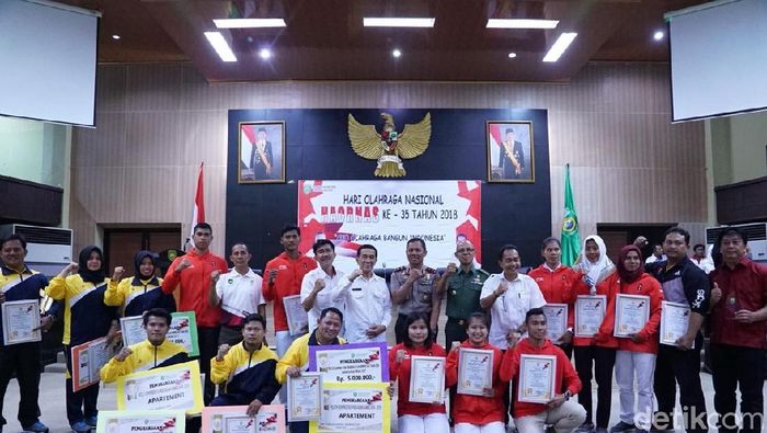 Atlet Asian Games 2018 asal Palembang mendapat bonus dari Pemprov (Raja Adil Siregar/detikSport) Atlet Asian Games 2018 asal Palembang mendapat bonus dari Pemprov (Raja Adil Siregar/detikSport)