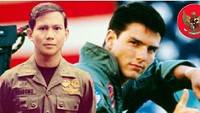 Saat menyapa netizen pagi tadi, Prabowo mendadak dibandingkan dengan Tom Cruise. Walaupun misi berat! Tetap harus bergerak, tulis pemilik akun @HirmanF sambil menyertakan foto itu. 