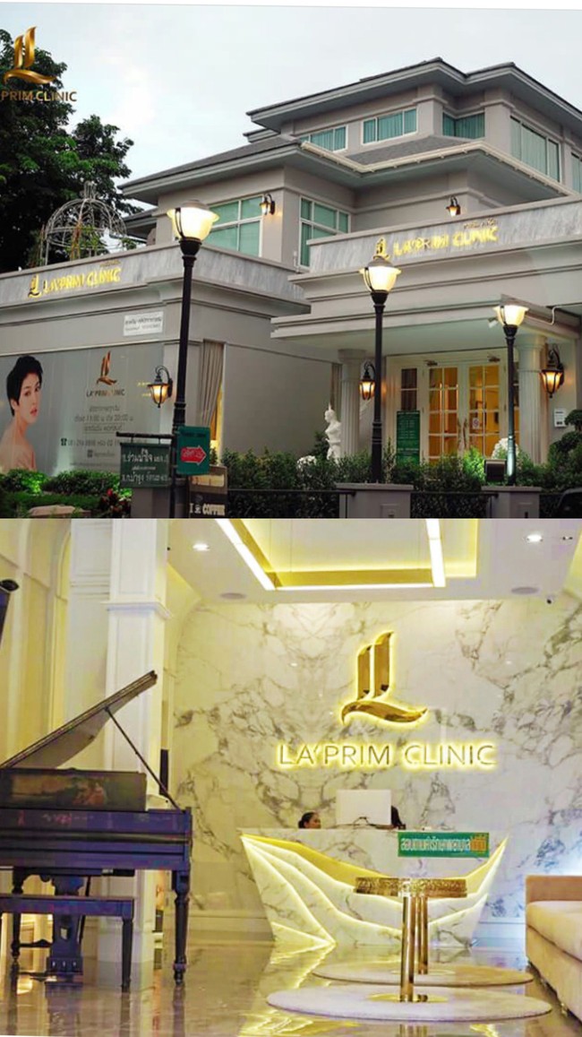 Gedung klinik kecantikannya pun terlihat megah. Di sinilah wanita dengan nama asli  Kanyakorn Supakarnkacharoen mengakhiri hidupnya. Foto: Instagram (@kae_laprim)