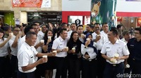 Untuk di Jakarta, acara Ngopi Bareng KAI dilakukan di Stasiun Gambir dan Staisun Pasar Senen oleh KAI DAOP 1 Jakarta. Foto: Danang Sugianto/detikFinance