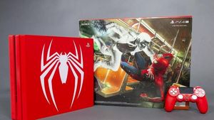 Penampakan PS4 Pro Edisi Spider-Man yang Merah Merona