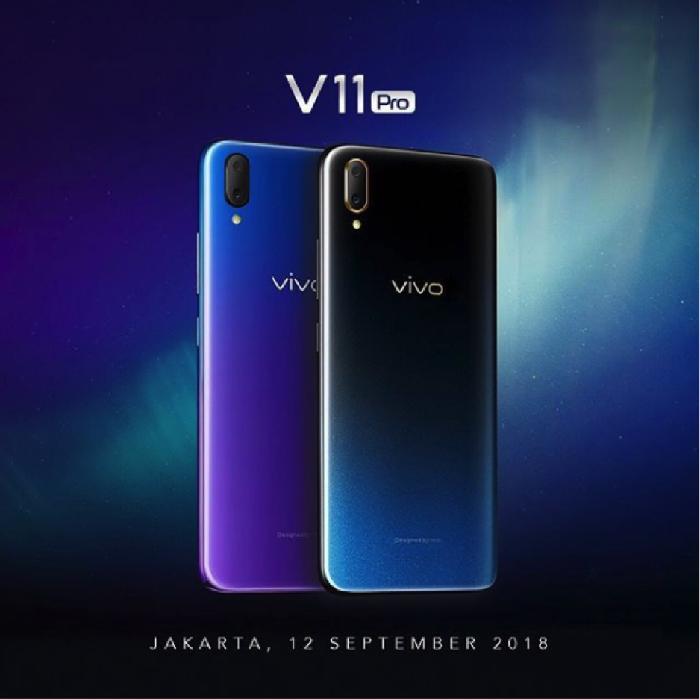 Penampakan Vivo V11 Pro. Foto: Dok. Vivo Penampakan Vivo V11 Pro. Foto: Dok. Vivo