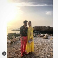 Tapi kini Vogue Williams dan Pippa Middleton resmi menjadi ipar. Pippa pun baru-baru ini menengok Vogue yang baru melahirkan. Foto: Dok. Instagram