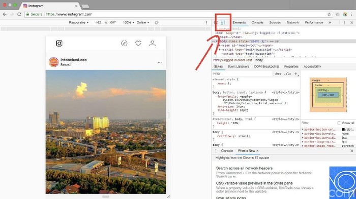 Begini Cara Upload Foto Instagram Via Web