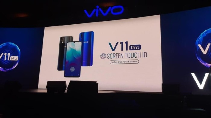 Vivo V11 Pro sudah resmi diluncurkan, ini harganya (Foto: detikINET/Virgina Maulita Putri) Vivo V11 Pro sudah resmi diluncurkan, ini harganya (Foto: detikINET/Virgina Maulita Putri)
