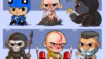 Pengisi suara Andy Serkis, dari film-film tahun 2001 hingga 2018. (Foto: Jeff Victor)