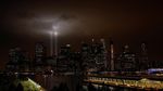 Penampakan Cahaya Lampu Penghormatan 17 Tahun Tragedi WTC