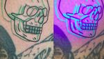 Foto: Tato UV, Menyala Saat Disinari Ultraviolet