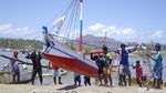 Foto: Persiapan Festival Kapal Layar Khas Dompu