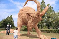 Tradisi Panen di Jepang, Petani Buat Karya Seni Dari Tumpukan Jerami Padi