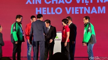 Seperti diketahui setelah diumumkannya ekspansi Go-Jek ke kancah internasional Juni lalu, layanan ride sharing tersebut mulai mengaspal secara soft launching di Vietnam melalui brand Go-Viet pada awal Agustus. (Foto: detikINET/Adi Fida Rahman)