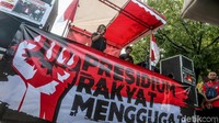 Aksi tersebut berlangsung tertib.