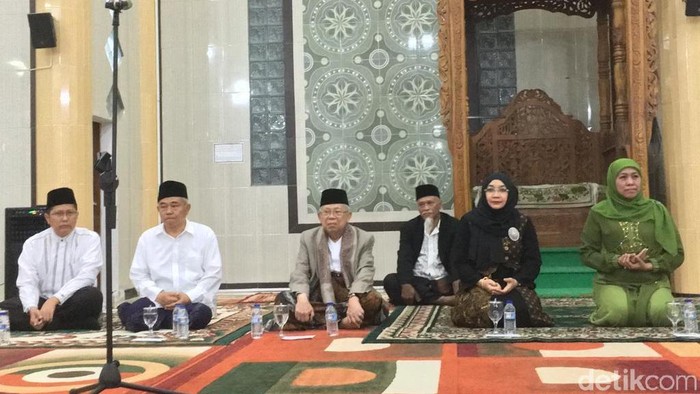 Kunjungi PP Amanatul Ummah, Maruf Amin: Saya Mohon Dukungan