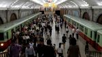 Yuk Intip Suasana Stasiun Kereta Bawah Tanah di Korea Utara
