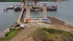 Mengintip Pembangunan Jembatan Pulau Balang di Kalimantan