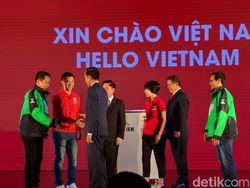 Begini Aksi Jokowi di Atas Panggung Peluncuran Go-Viet