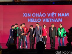 Begini Aksi Jokowi di Atas Panggung Peluncuran Go-Viet