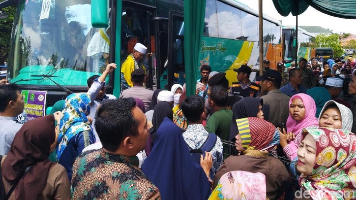 Kepulangan jemaah haji asal Ciamis