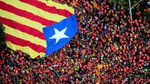 Lautan Manusia di Barcelona yang Serukan Kemerdekaan Catalonia
