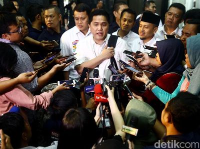 Erick Thohir Pimpin Rapat Perdana Timses Jokowi