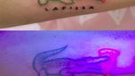 Foto: Tato UV, Menyala Saat Disinari Ultraviolet