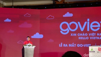 CEO Go-Viet Nguyen Vu Duc mengatakan pihaknya mencoba membangun ekosistem berbagai layanan dan kebutuhan bagi masyarakat Vietnam. Selain itu mereka ingin memanfaatkan kemajuan teknologi untuk meningkatkan kesejahteraan masyarakat. (Foto: detikINET/Adi Fida Rahman)
