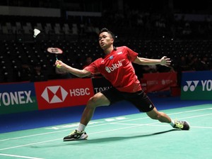 Anthony Tantang Axelsen di Perempatfinal Jepang Terbuka