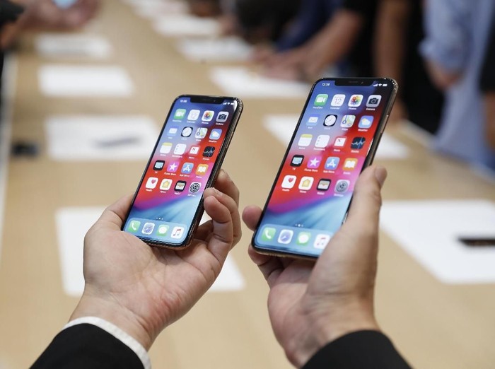 iPhone XS dan XS Max. Foto: Stephen Lam/Reuters iPhone XS dan XS Max. Foto: Stephen Lam/Reuters