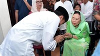 Jokowi juga sempat mengunjungi lagi kediaman istri Gus Dur di Jakarta Selatan pada 10 September 2018 lalu (Foto: Dok. Kris/Biro Pers Setpres)