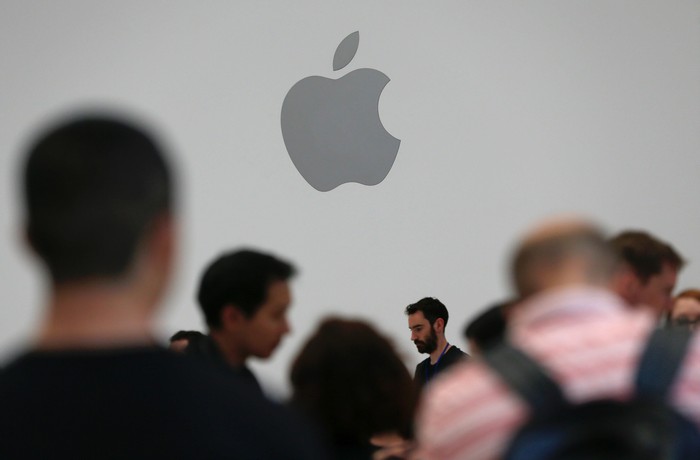A demonstration of the newly released Apple products is seen following the product launch event at the Steve Jobs Theater in Cupertino, California, U.S. September 12, 2018. REUTERS/Stephen Lam