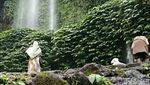 Foto: Air Terjun Cantik Bak Kelambu di Lombok