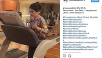 Hayo, siapa yang mau menghempas lemak-lemak manja bareng Syahrini? (Foto: Instagram/princessyahrini)