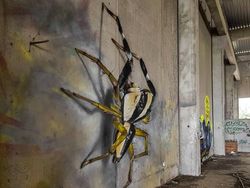 Keren Banget! Seni Grafiti 3D Ini seperti Keluar dari Tembok