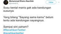 Alasannya menurut Komisi Kesehatan DPR karena SKM kandungannya berbeda dari susu jenis lain. (Foto: Screenshot Twitter)