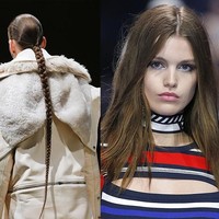 Kuncir kuda atau cepol tergantikan dengan tren rambut kepang. Di fashion show Alexander McQueen, Tommy Hilfiger hingga Jil Sander menampilan model dengan rambut dikepang.  Foto: Getty Images