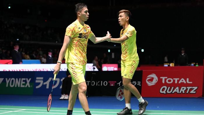 Fajar Alfian/Muhammad Rian Ardianto melangkah ke babak kedua All England 2019 (Foto: dok. Humas PBSI)