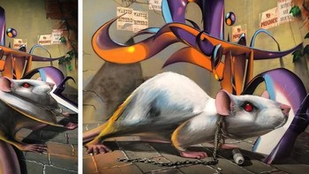 Begini perbandingan jika dilihat tidak dari titik pandang yang tepat. (Foto: instagram.com/odeith via Brightside)